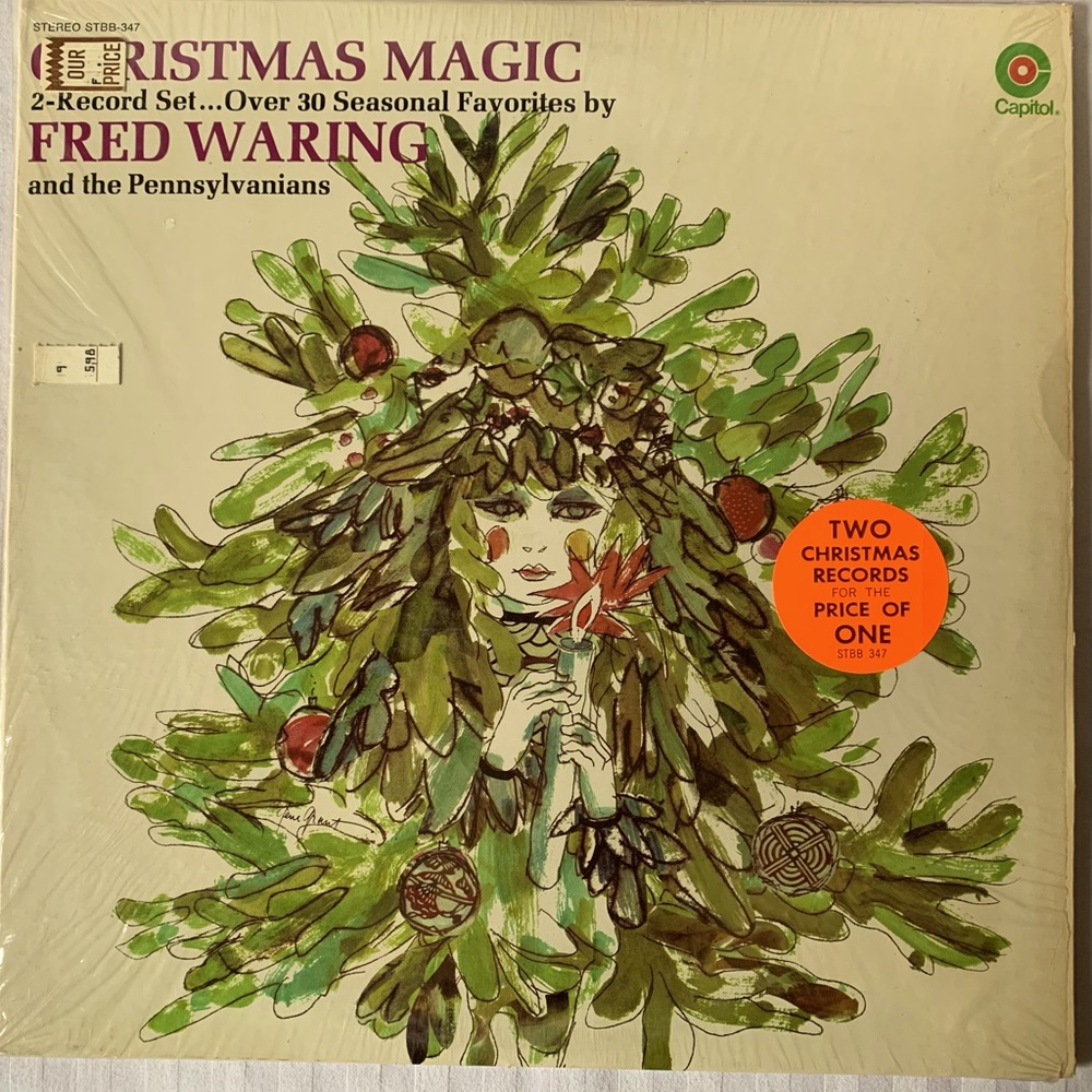 Vintage Vinyl Lp Fred Waring & The Pennsylvanians Christmas Magic